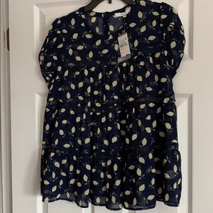 Sheer flowy top from RO & DE NWT size M